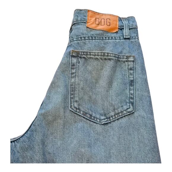 BDG Jeans Womens Size 26 Blue Cowboy Straight Leg High Rise Normcore Distressed - Picture 6 of 13
